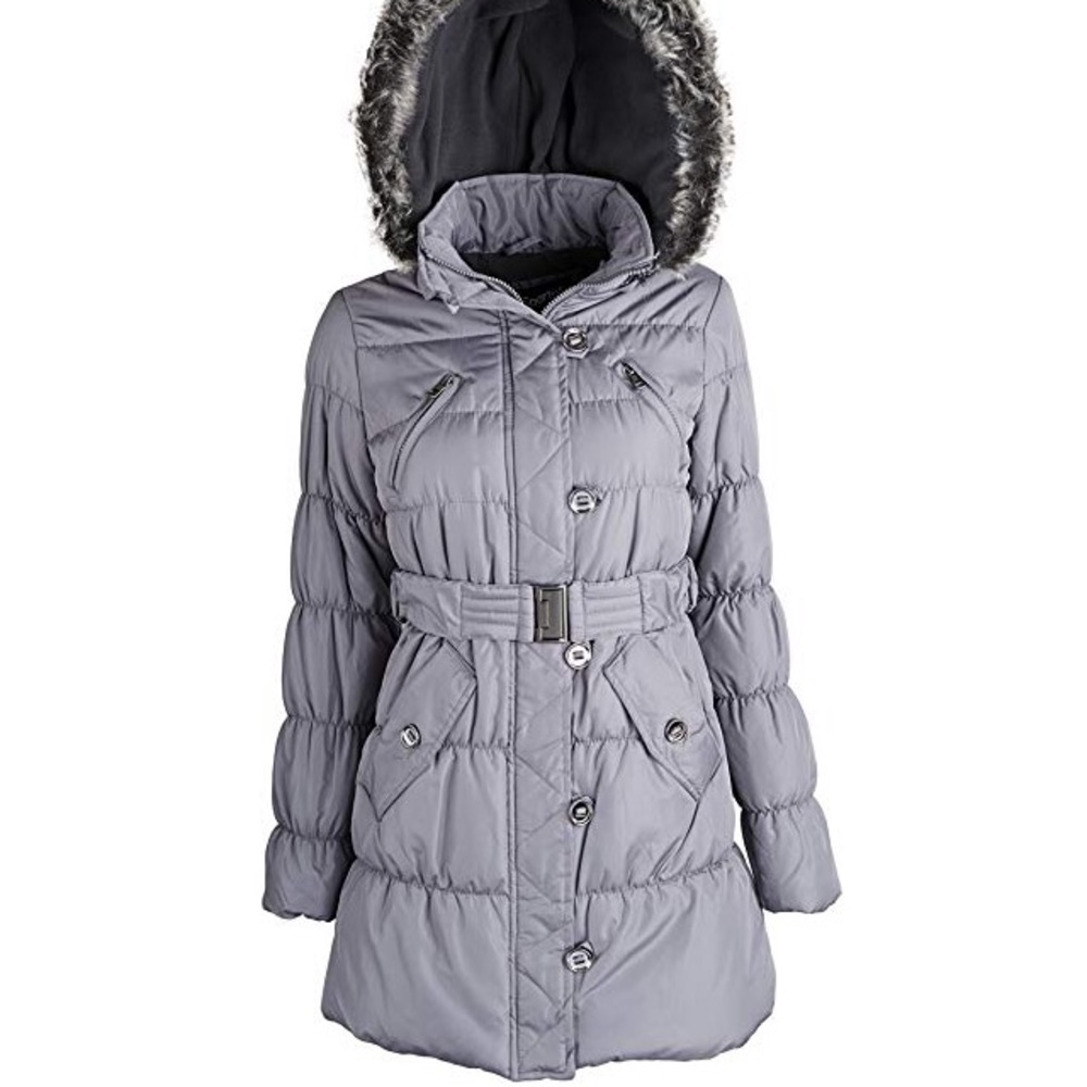 Junior Down Alternative Fleece Lined Long Puffer